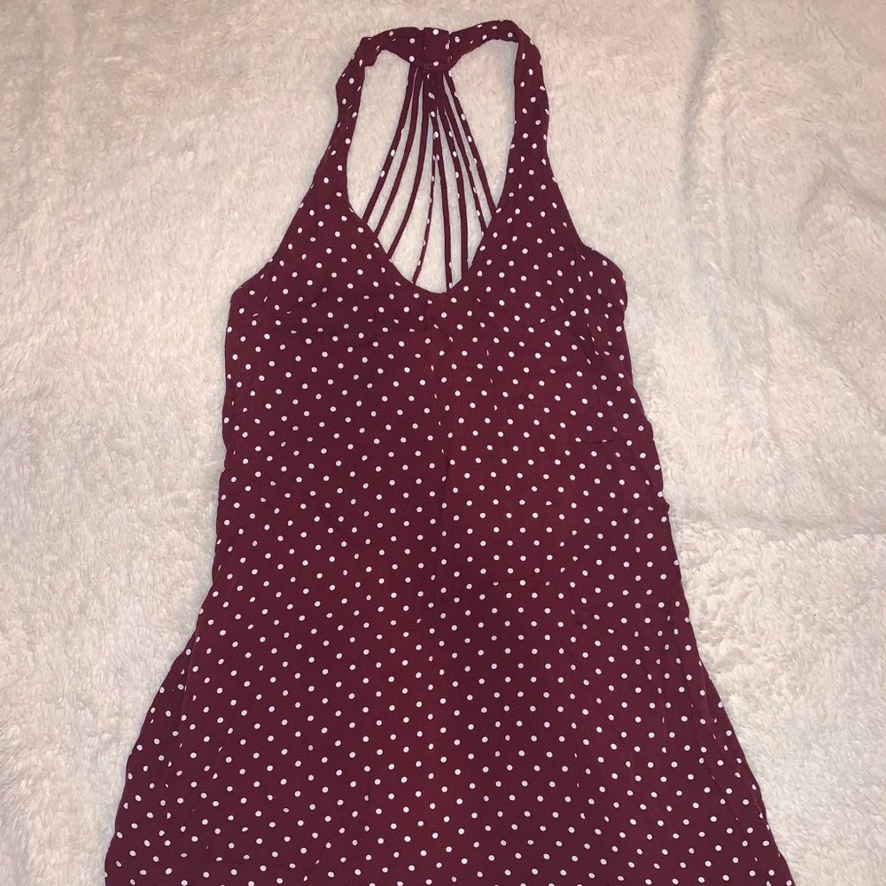 [American Eagle] NWOT Polka Dot Slip Dress